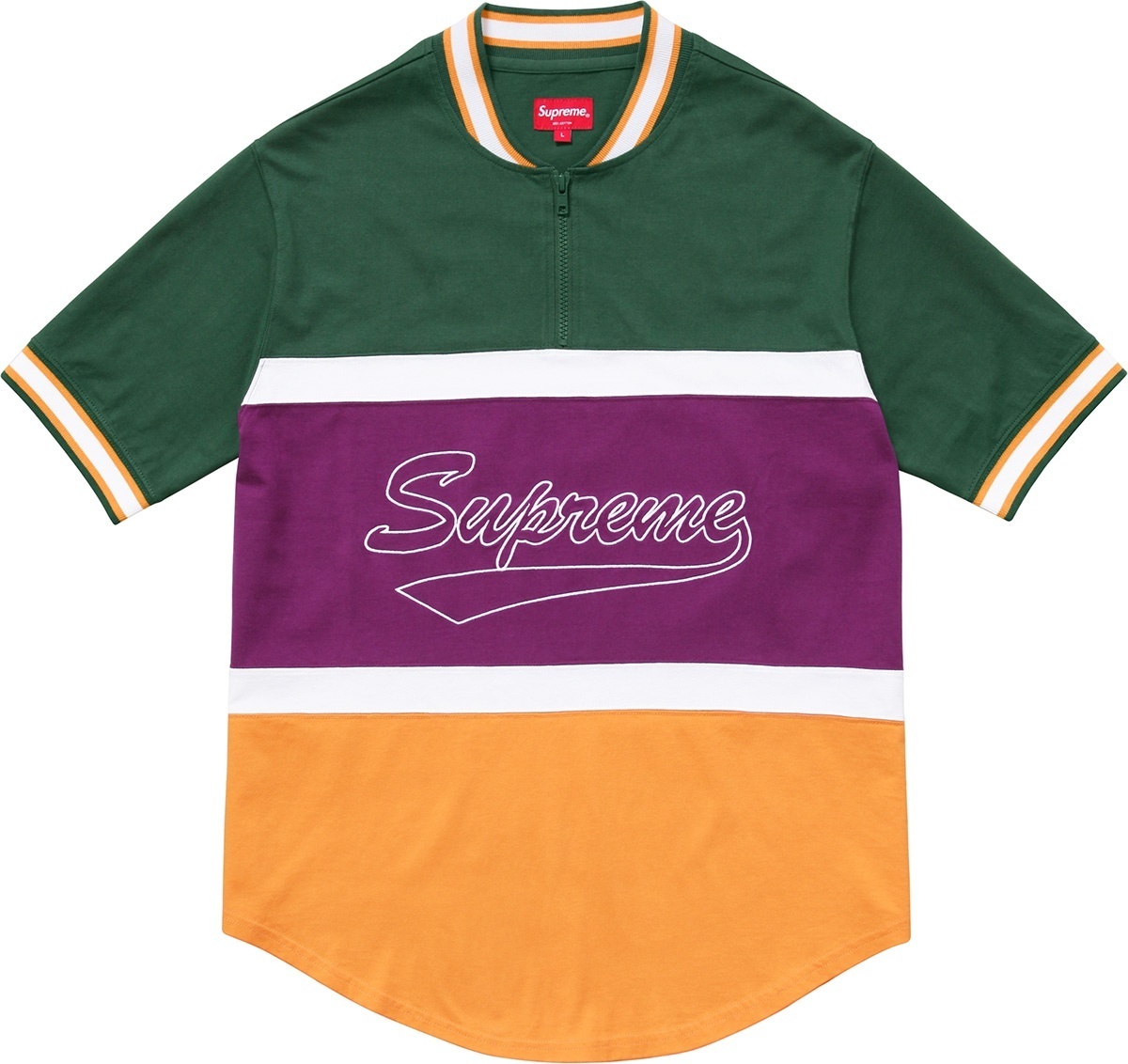 Half Zip S/S Baseball Top view 2
